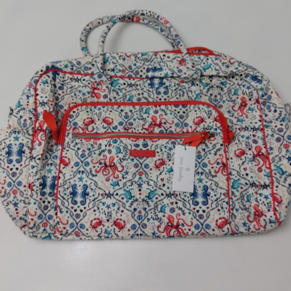 Vera Bradley Weekender Sealife NWT